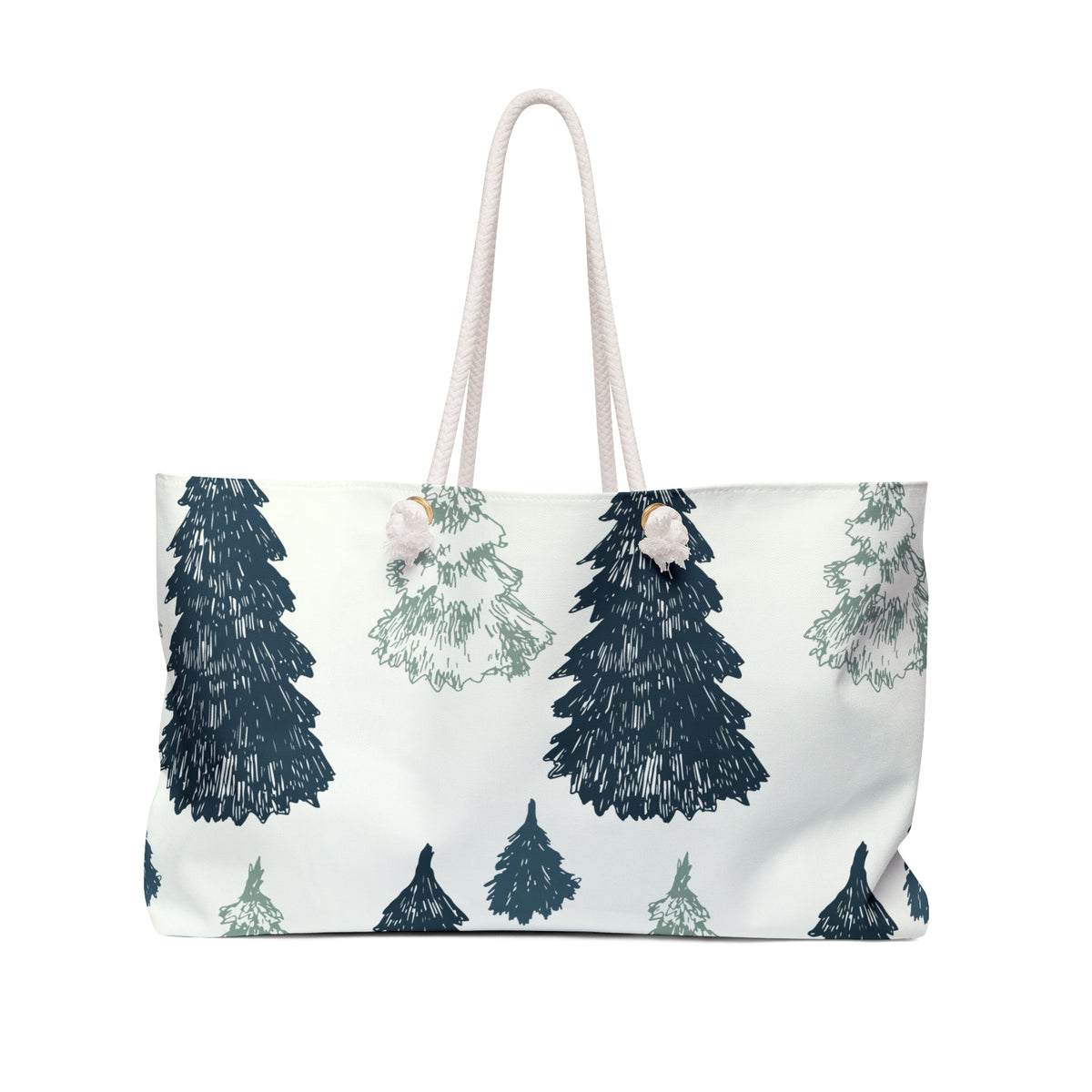 Holiday Season Pine Trees Christmas Art Pattern (AOP) Weekender Bag