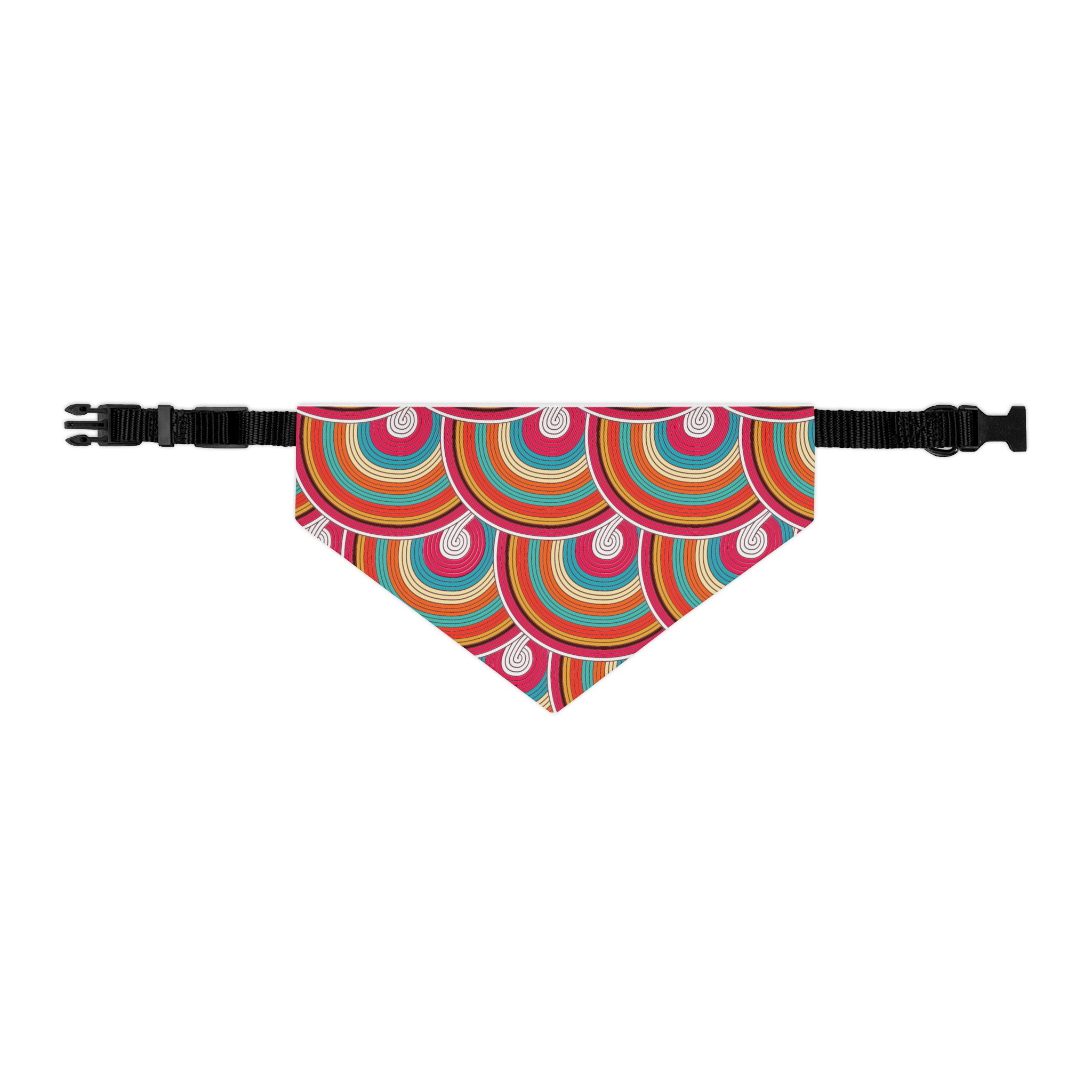 Pet Retro Pattern Bandana Collar