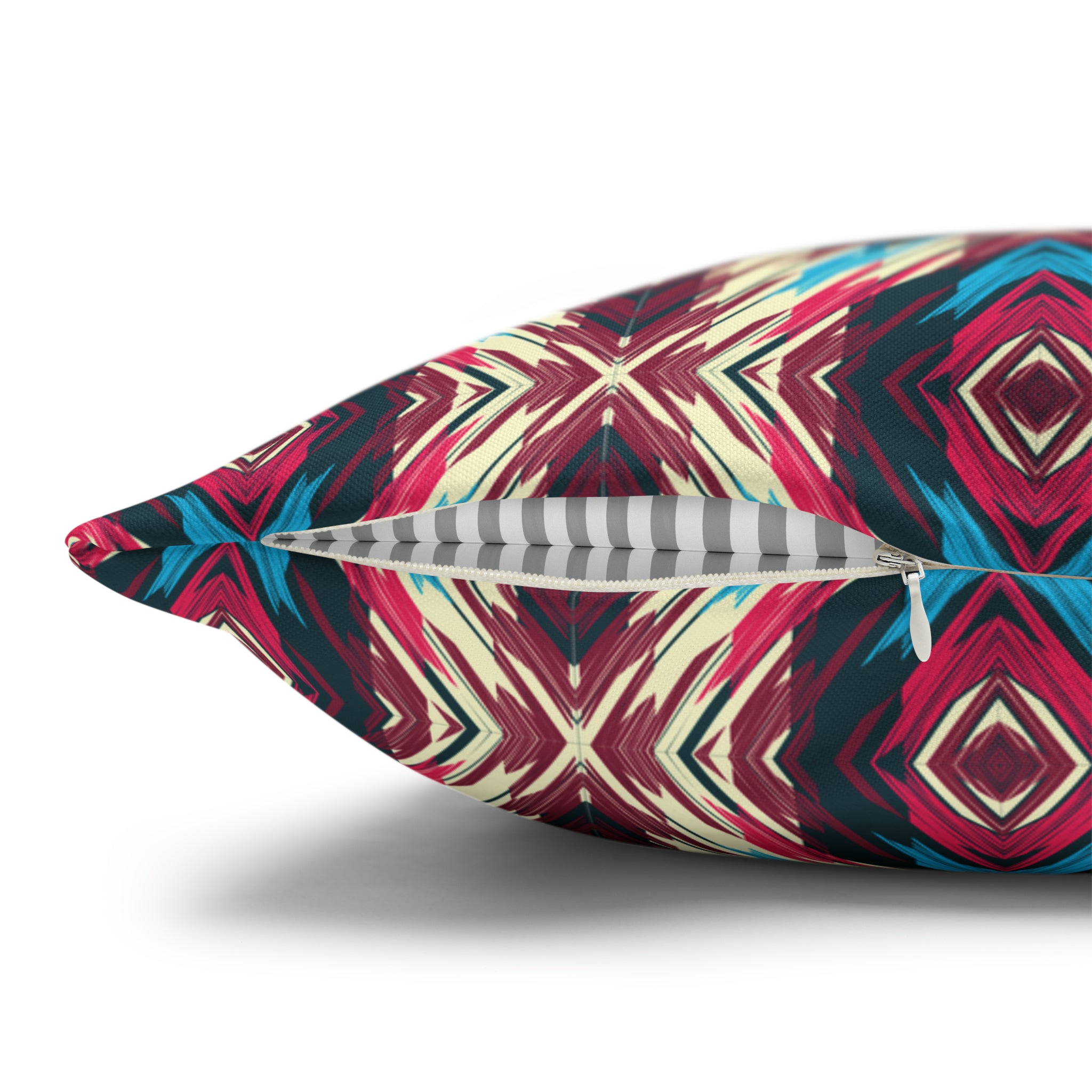 Aztec Pattern Cushion - Spun Polyester Square Pillow Case