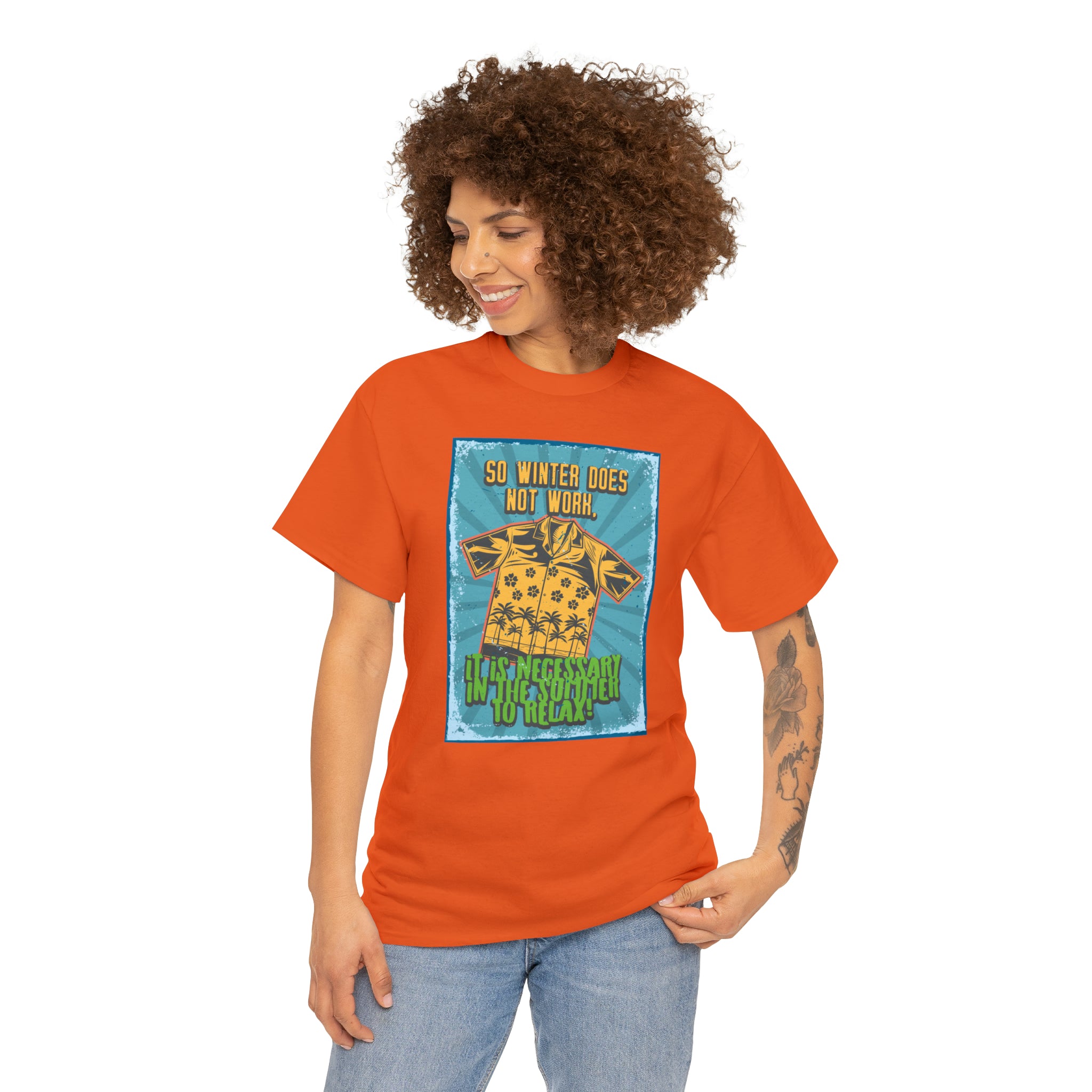 Relaxed Summer (Graphic) - Unisex T-Shirt