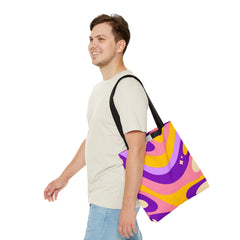 Retro Pattern (AOP) Tote Bag
