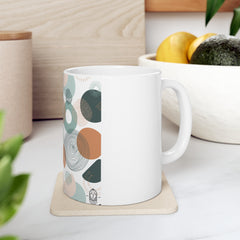 Muted Colors Pattern Mug - 11 OZ