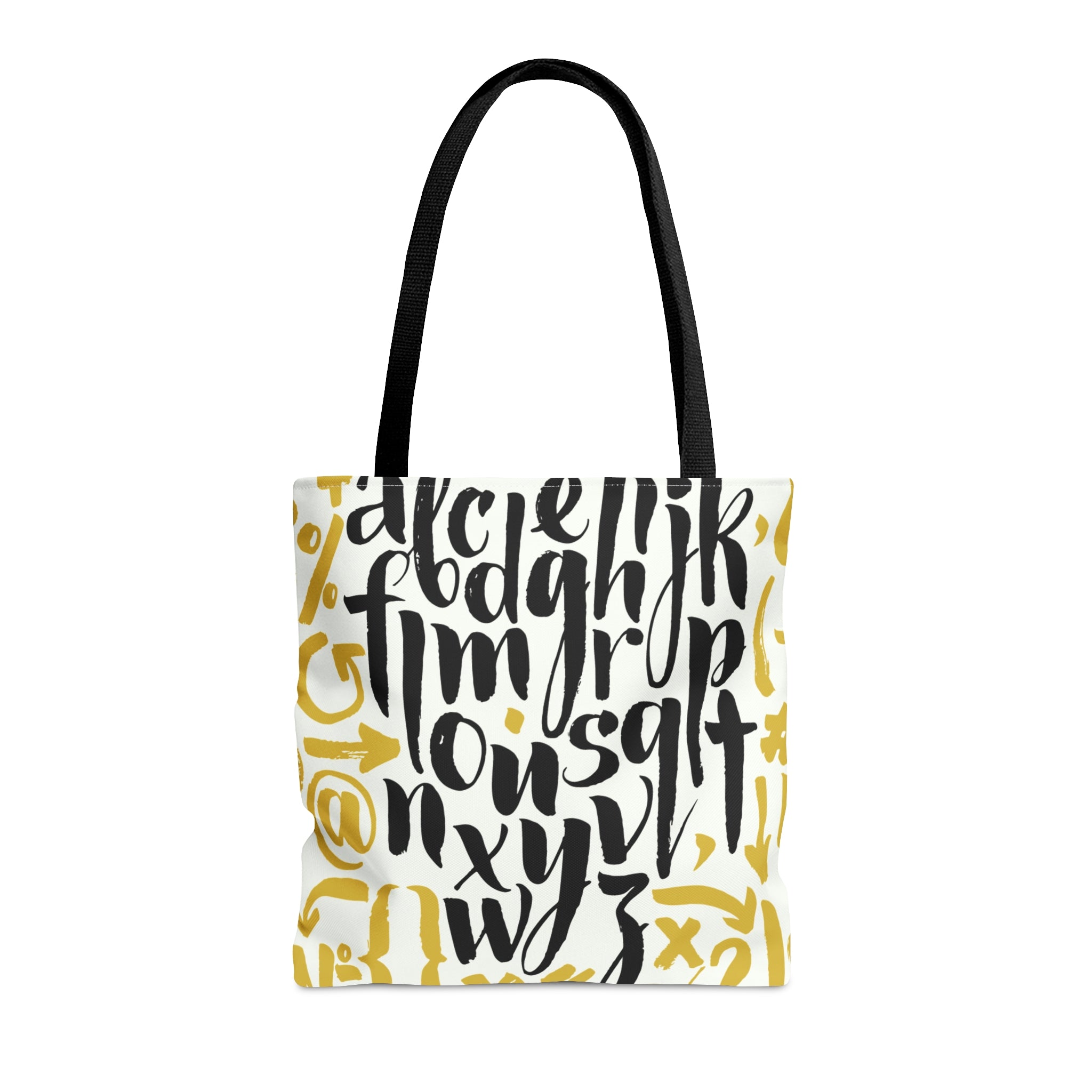 Alphabetic Pattern (AOP) Tote Bag