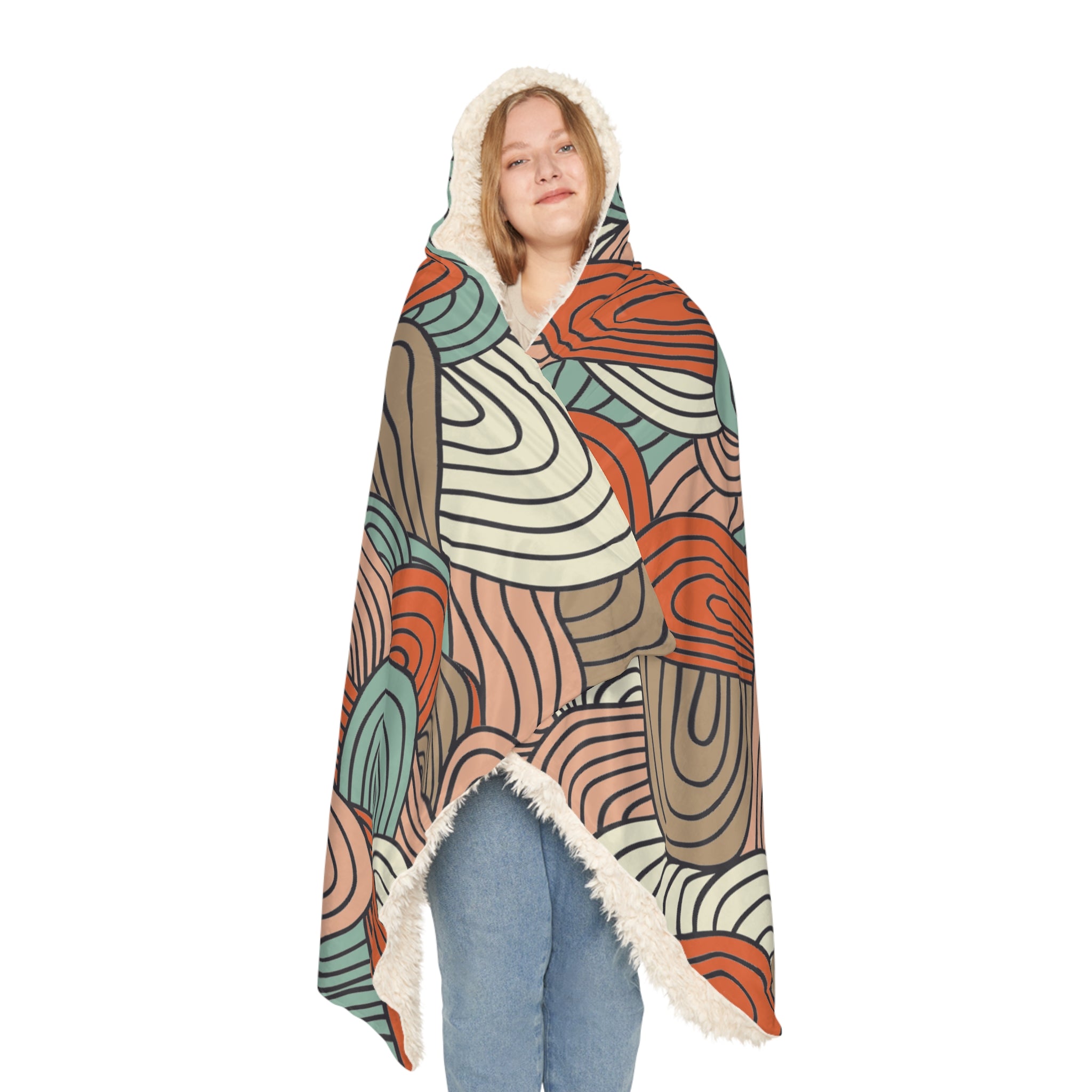 Abstract Pattern Snuggle Blanket