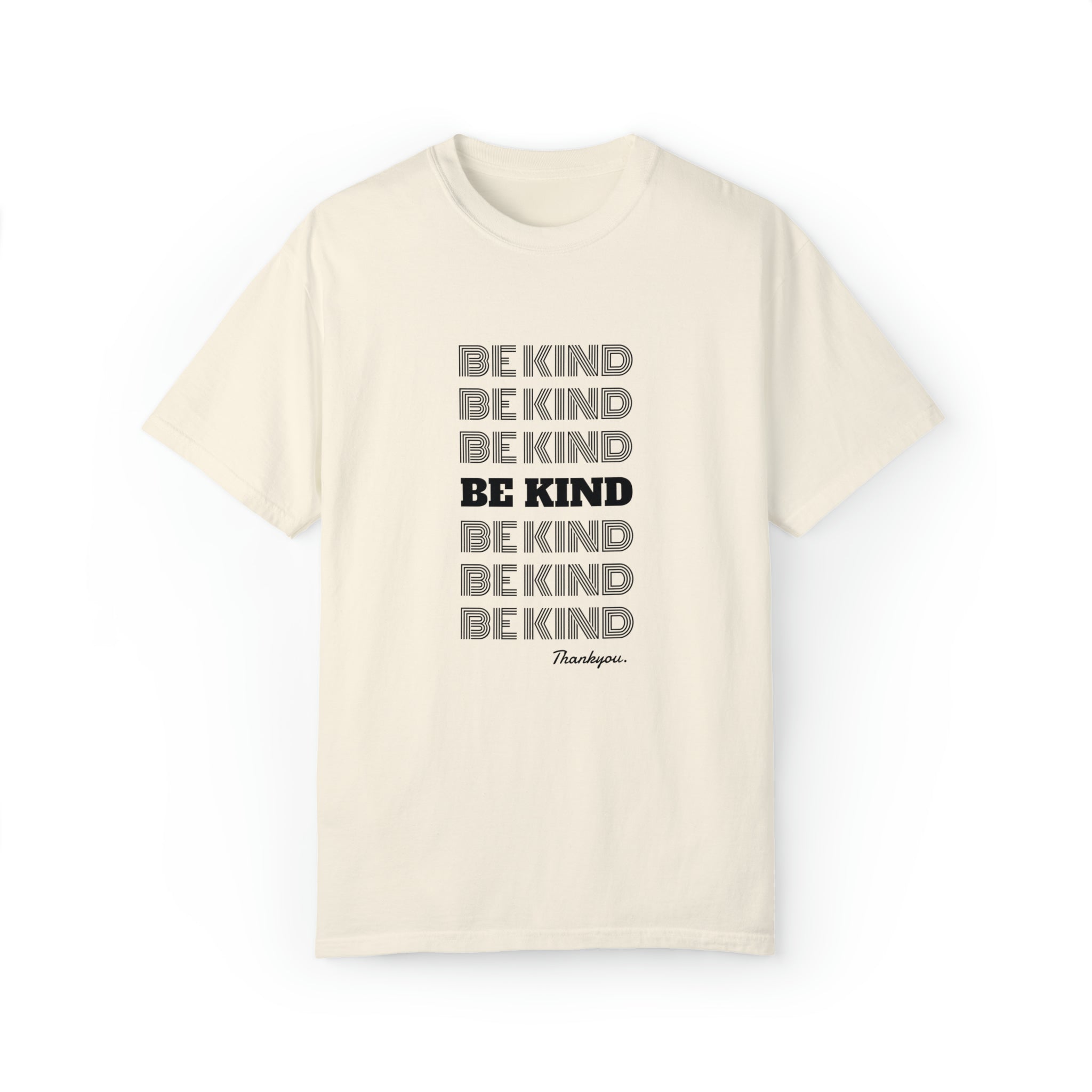 Slogan Garment-Dyed Unisex  T-shirt