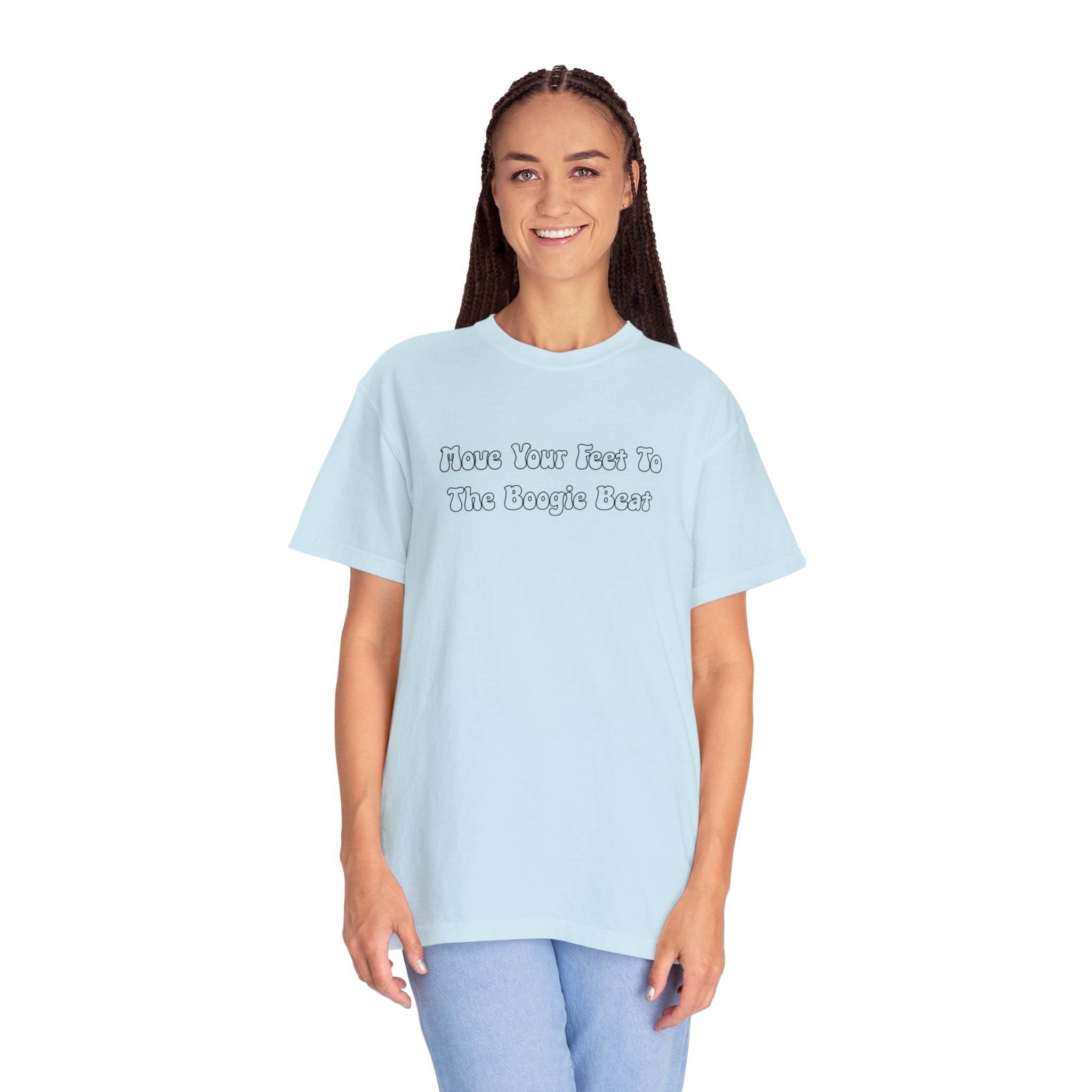 Slogan Garment-Dyed Unisex Tee