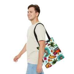 Retro Tribal Pattern (AOP) Tote Bag