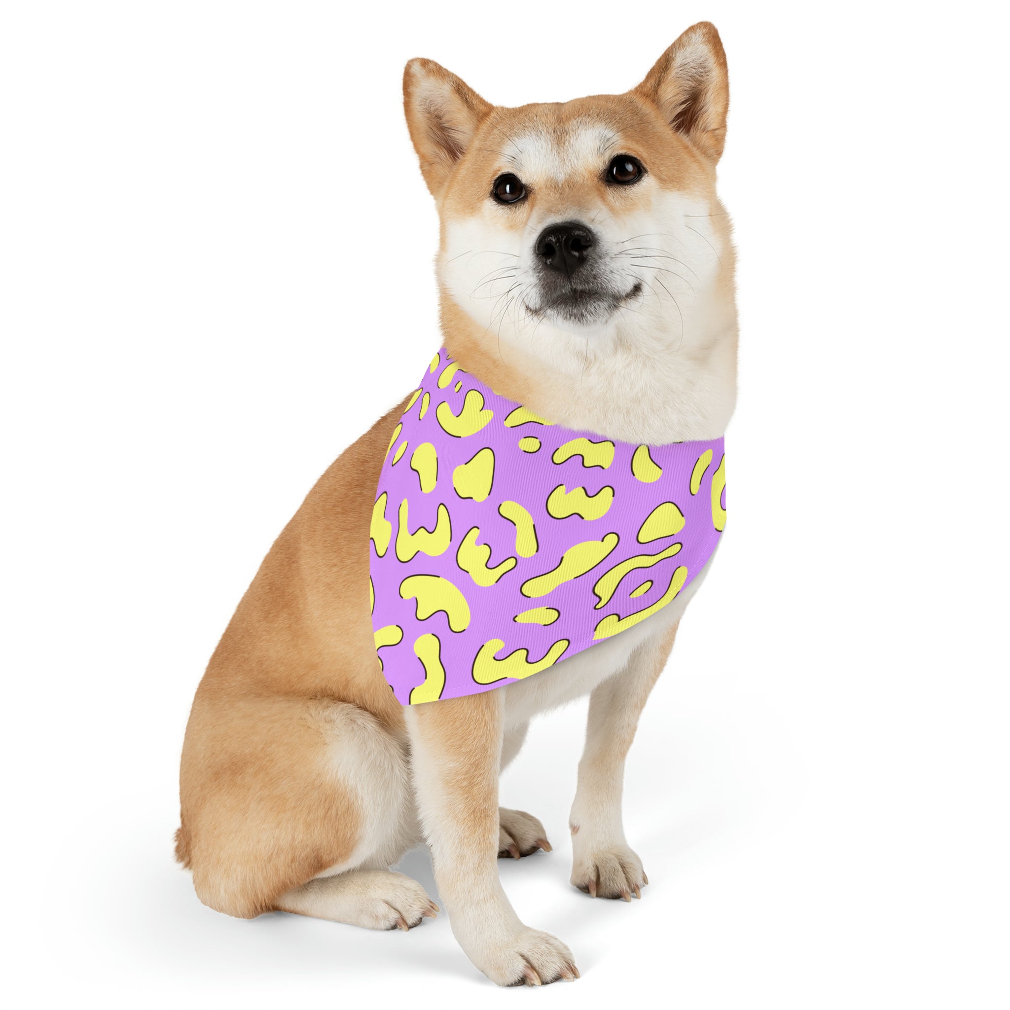 Pet Retro Pattern Bandana Collar