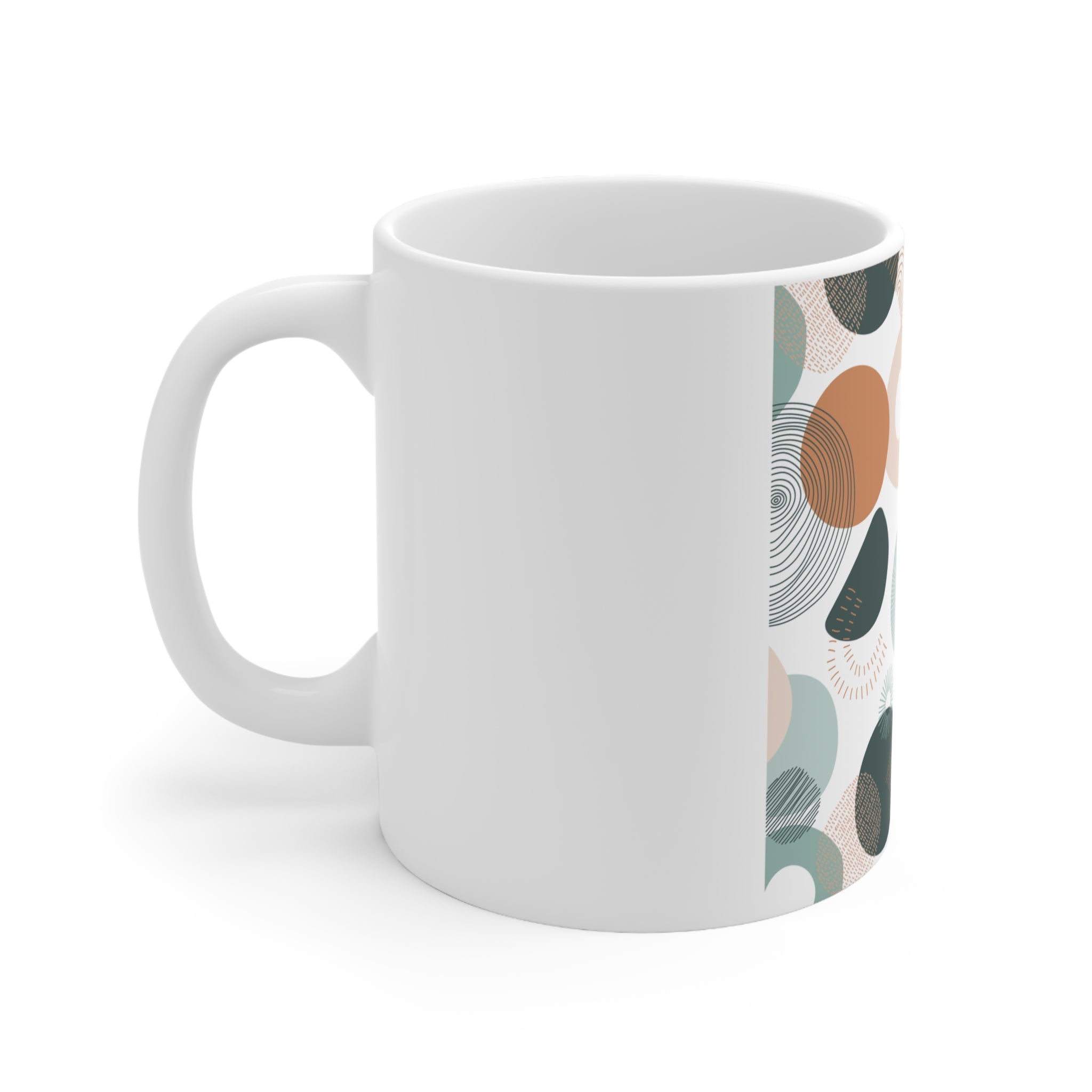 Muted Colors Pattern Mug - 11 OZ