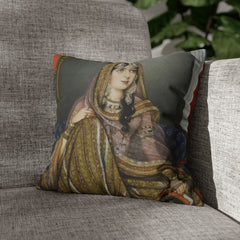 Portrait of Zebunisa - Vintage Mughal print Cushion