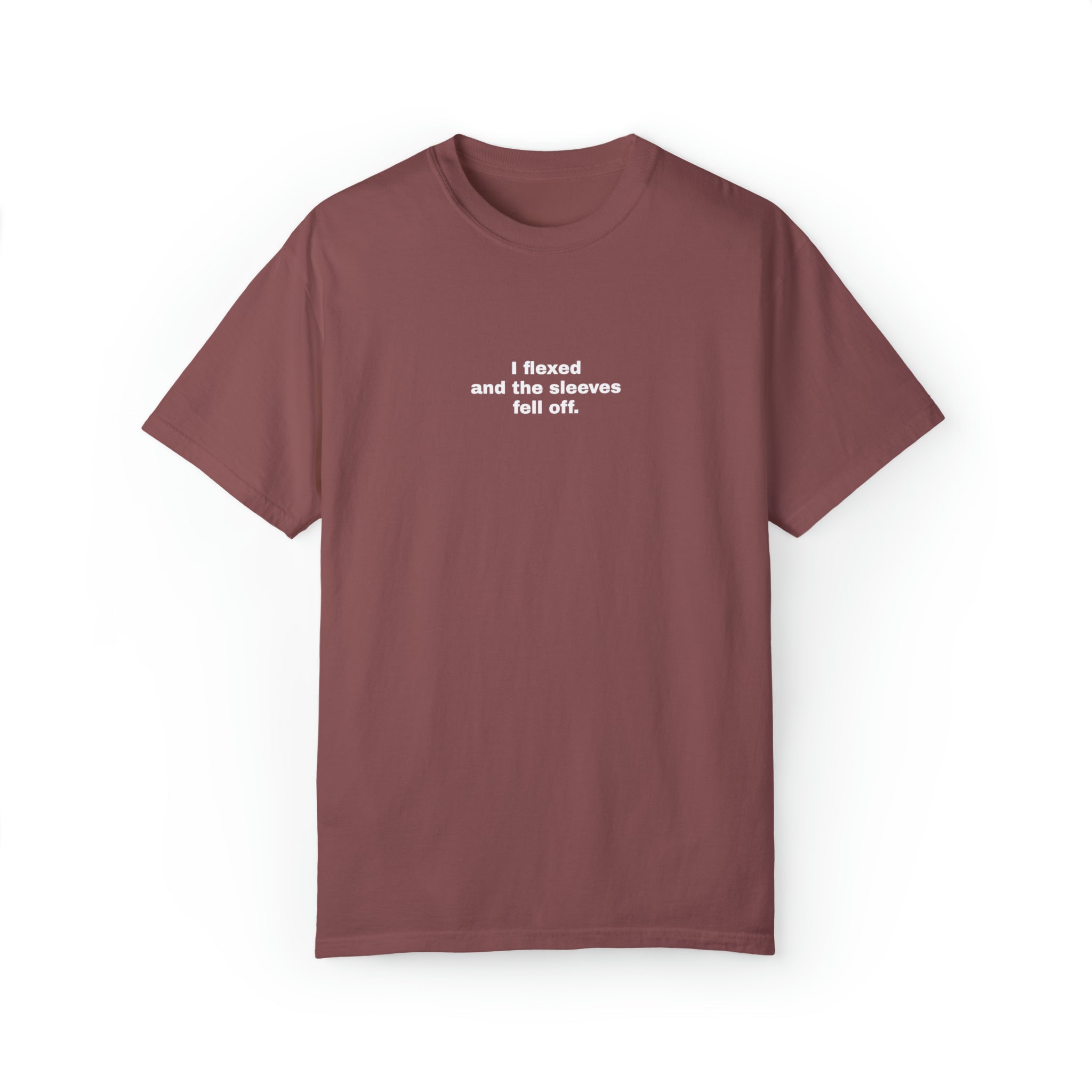 Slogan Garment-Dyed Unisex T-shirt