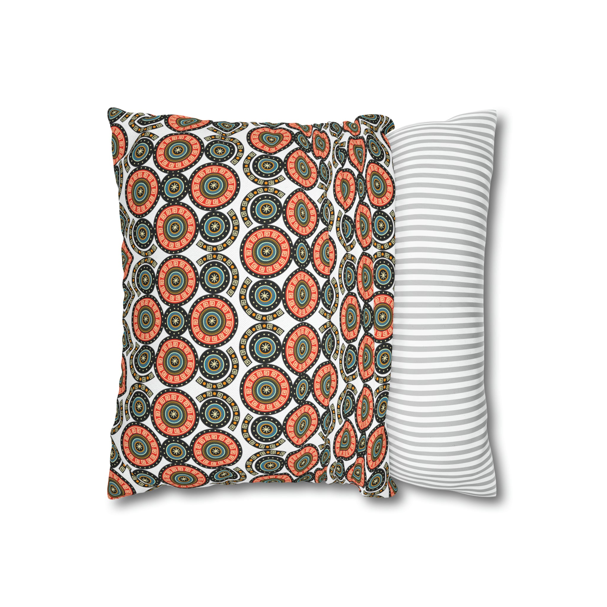 Retro Cushion (Printed) - Spun Polyester Square Pillow Case