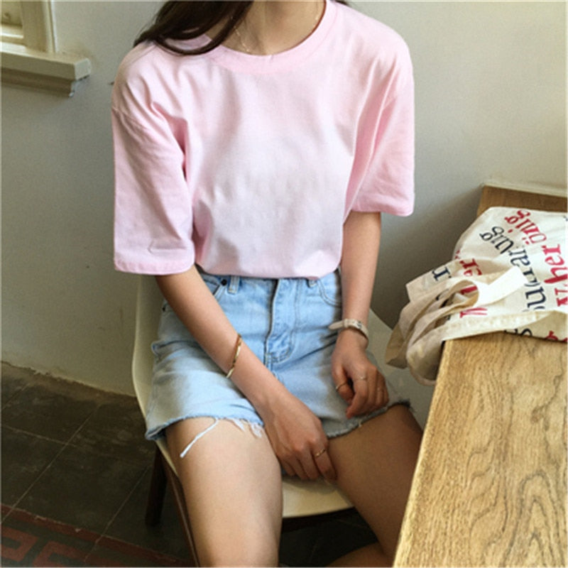 SOLID COLOR - WOMEN T-SHIRT