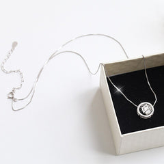 925 Sterling Silver Snake Bone Necklace