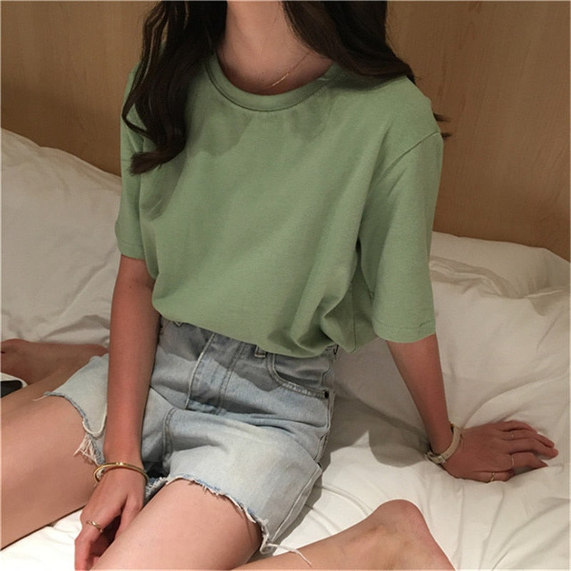 SOLID COLOR - WOMEN T-SHIRT