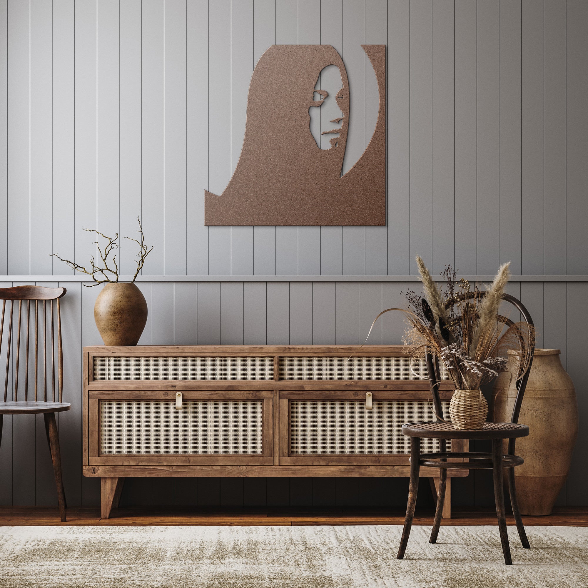 High Quality Metal Wall Art Based on Your Portrait