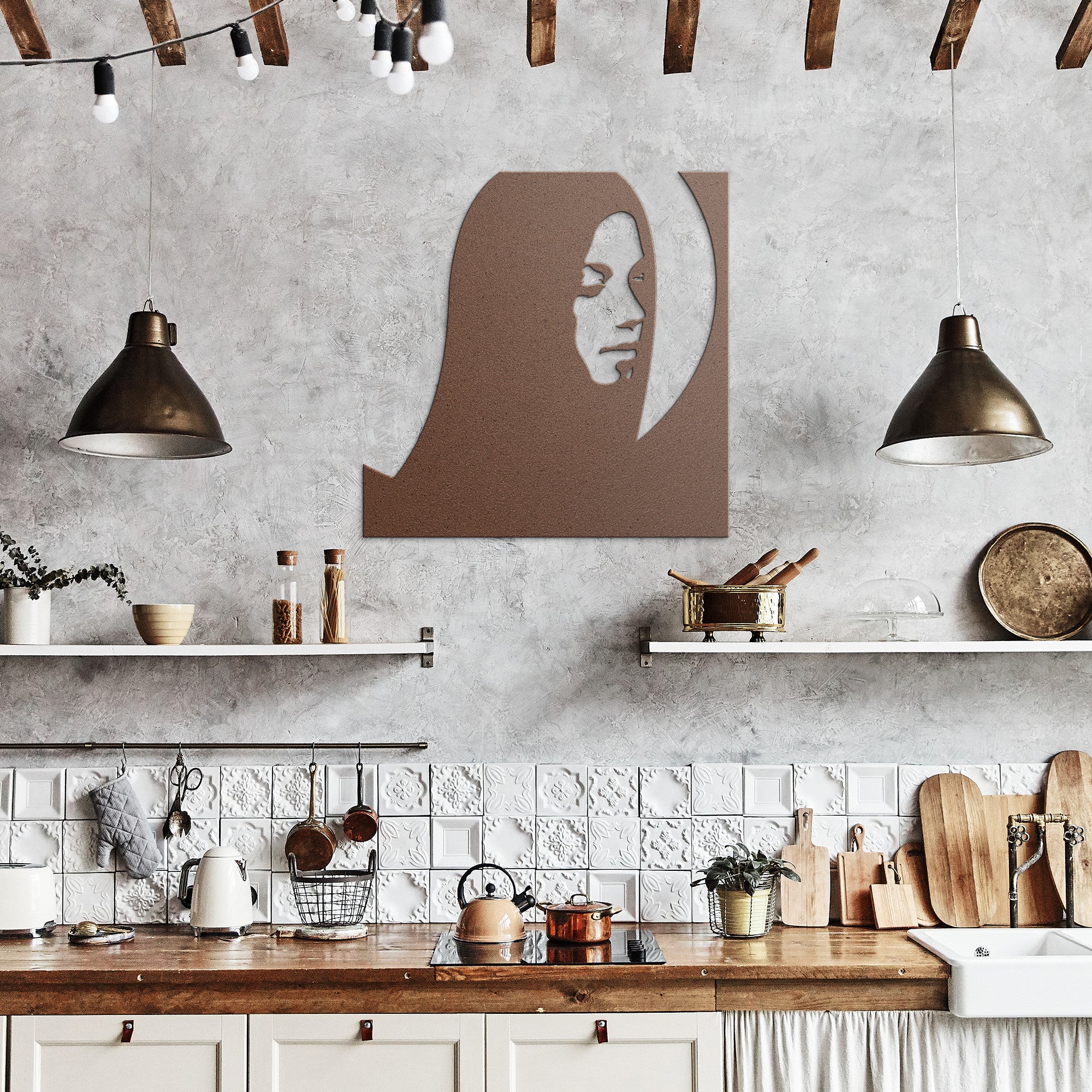 High Quality Metal Wall Art Based on Your Portrait