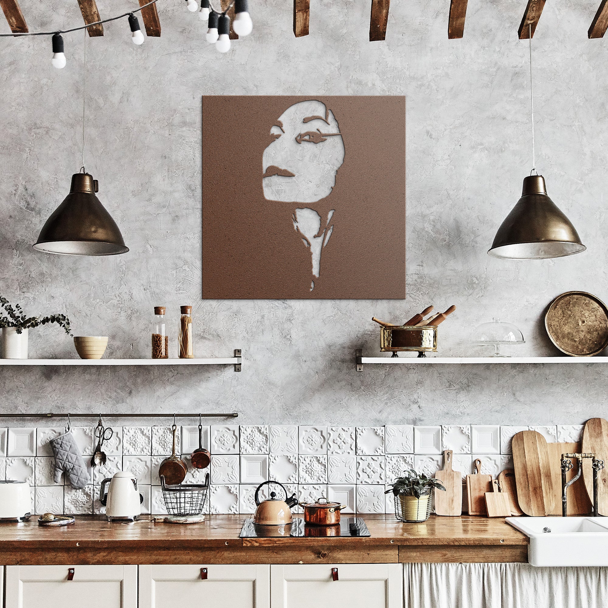 High Quality Metal Wall Art Based on Your Portrait