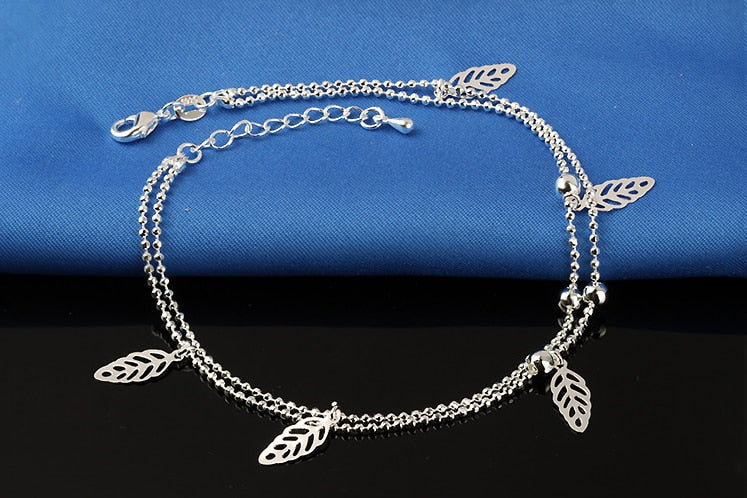 Studded Butterfly Bracelet - Sterling Silver