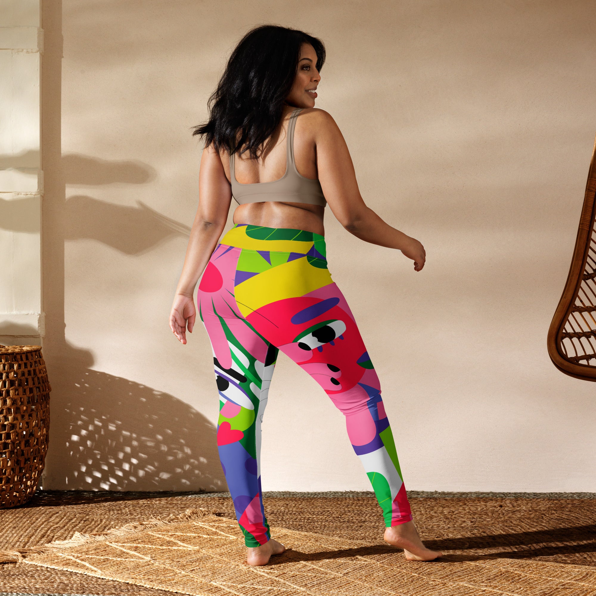 Pop Art Yoga Leggings