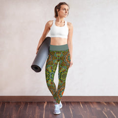 Bohemian Retro Pattern Yoga Leggings