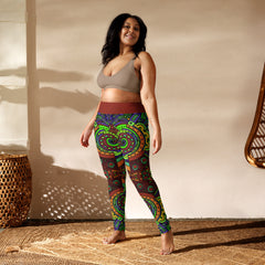 Bohemian Retro Pattern Yoga Leggings