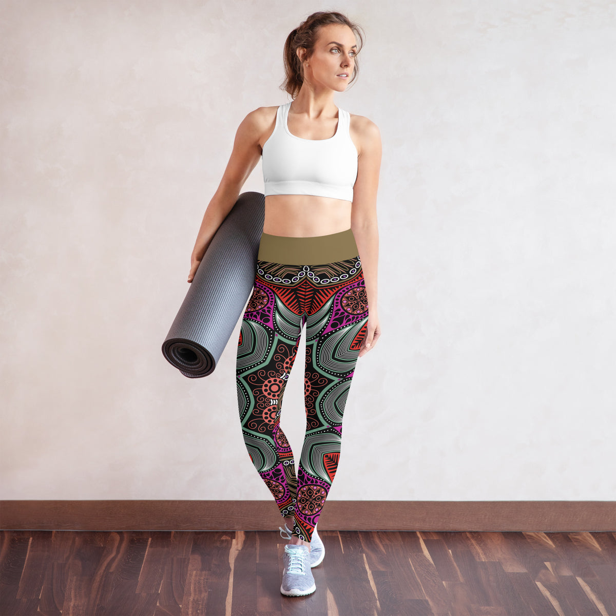 Mandala Pattern Yoga Leggings