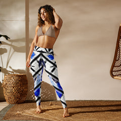 Retro Flash Pattern Yoga Leggings