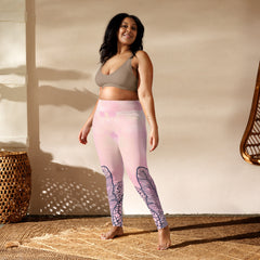 Retro Pattern Yoga Leggings