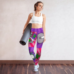 Pop Art Yoga Leggings