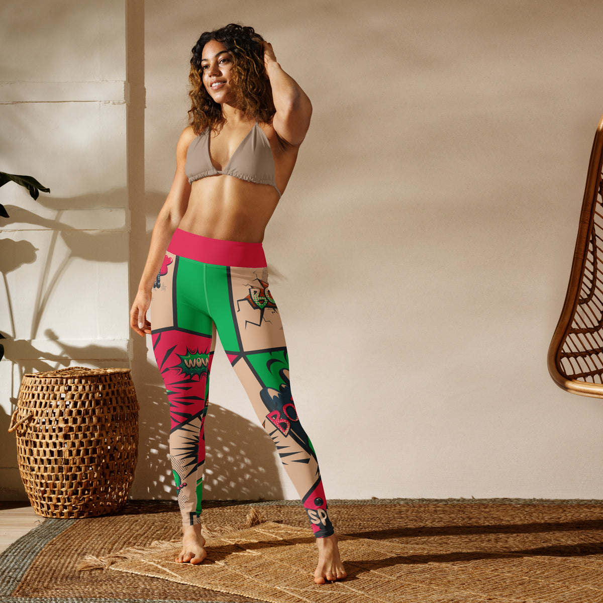 Pop Art Yoga Leggings