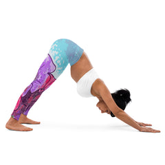 Tropical Pattern Yoga Leggings