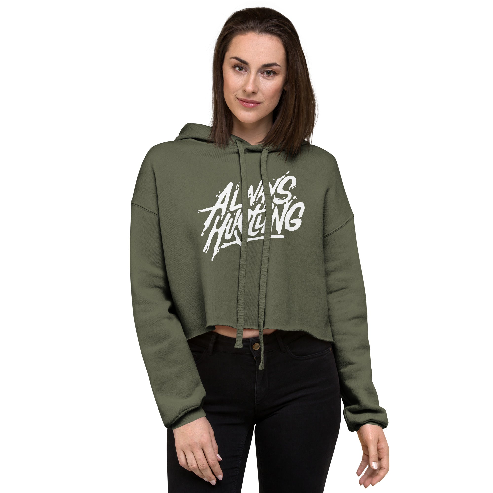 Crop Hoodie - Always Hustling!