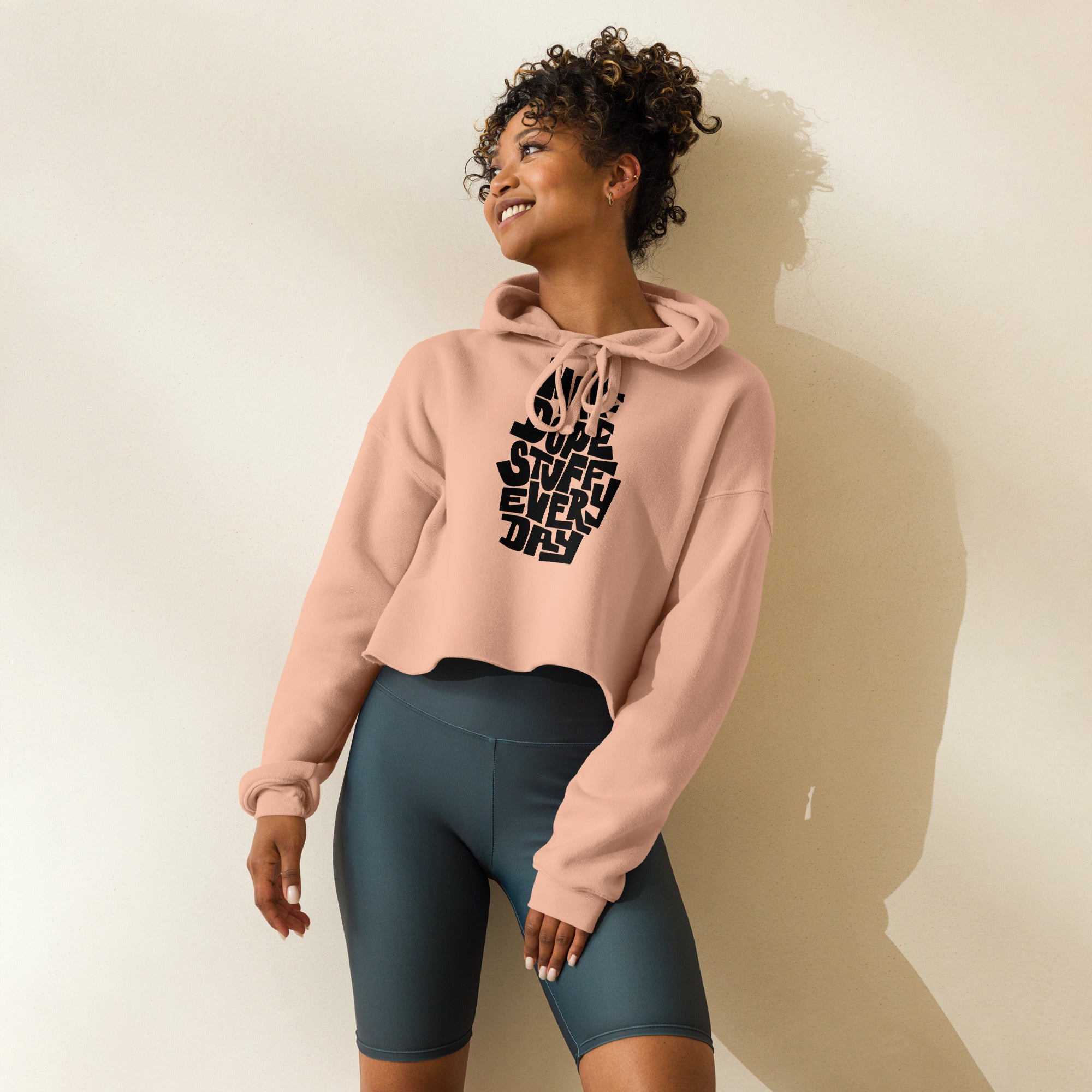 Women's Crop Hoodie - Make Dope Stuff Everyday