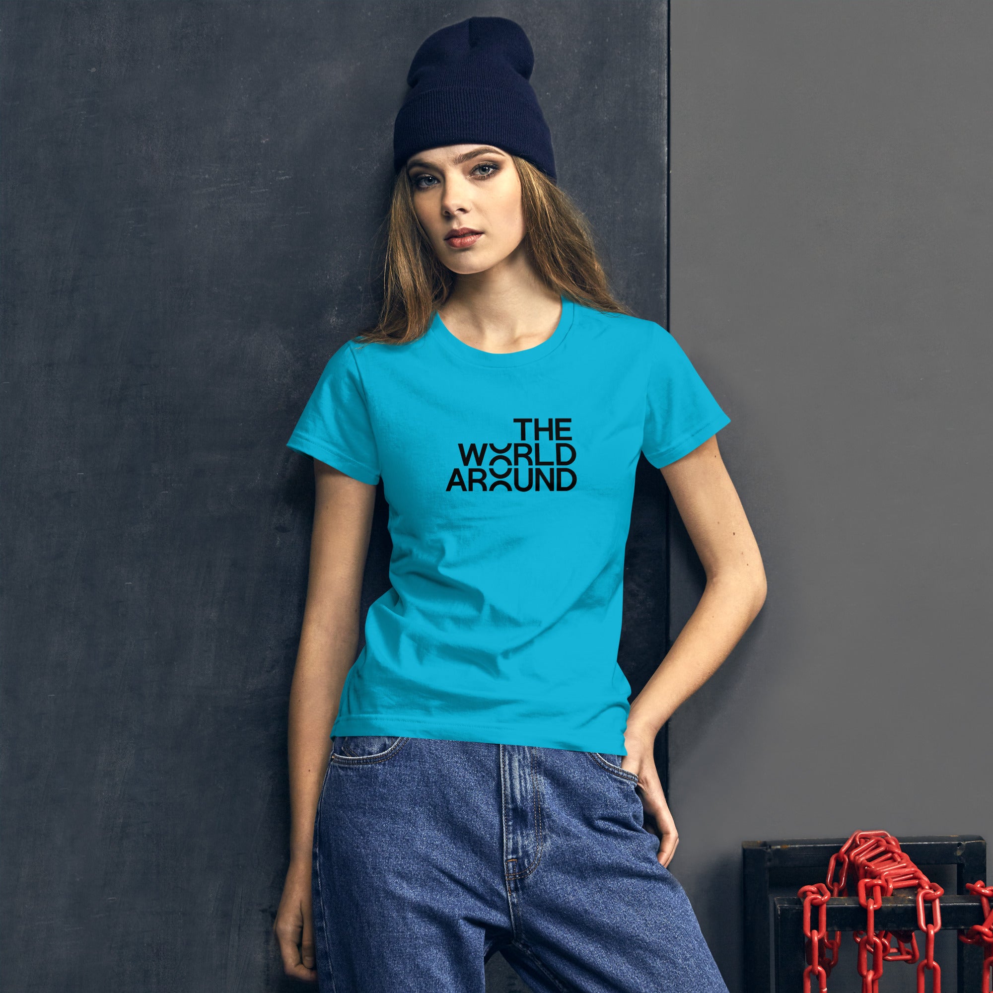 Women's Basic Tee - The World Around!