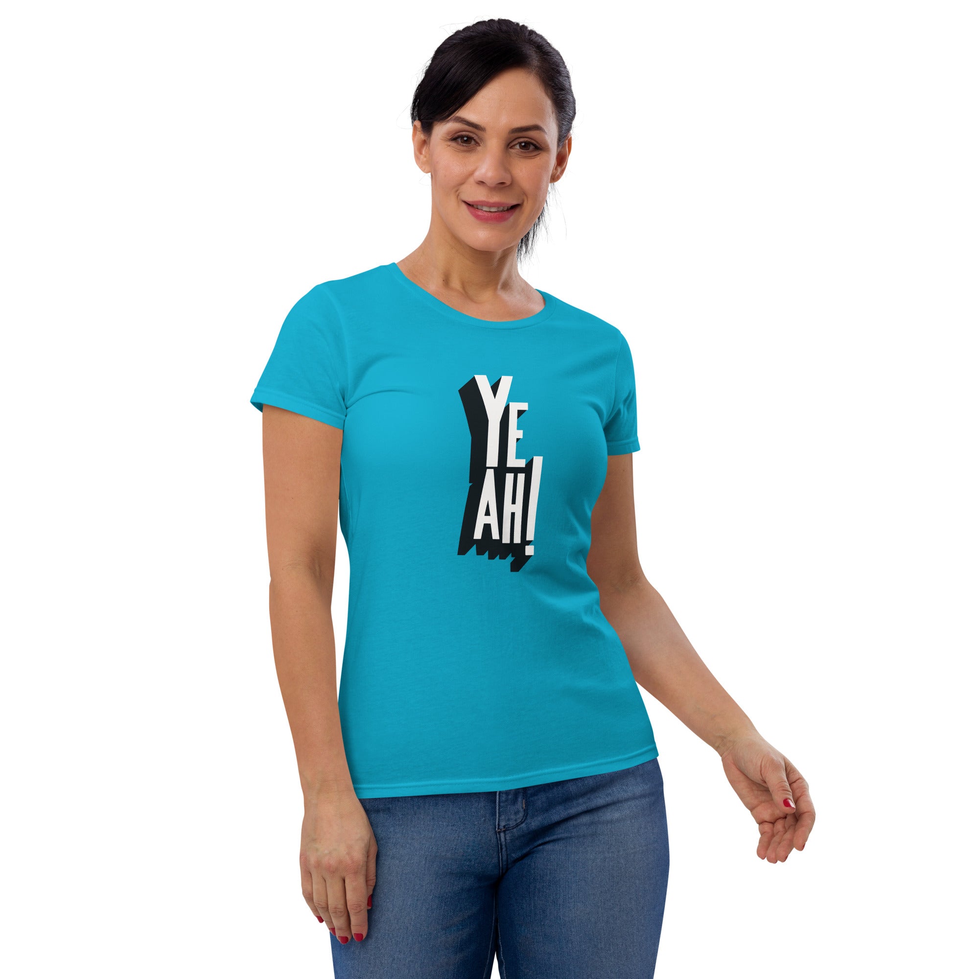 Women's Basic Tee - Yeah!