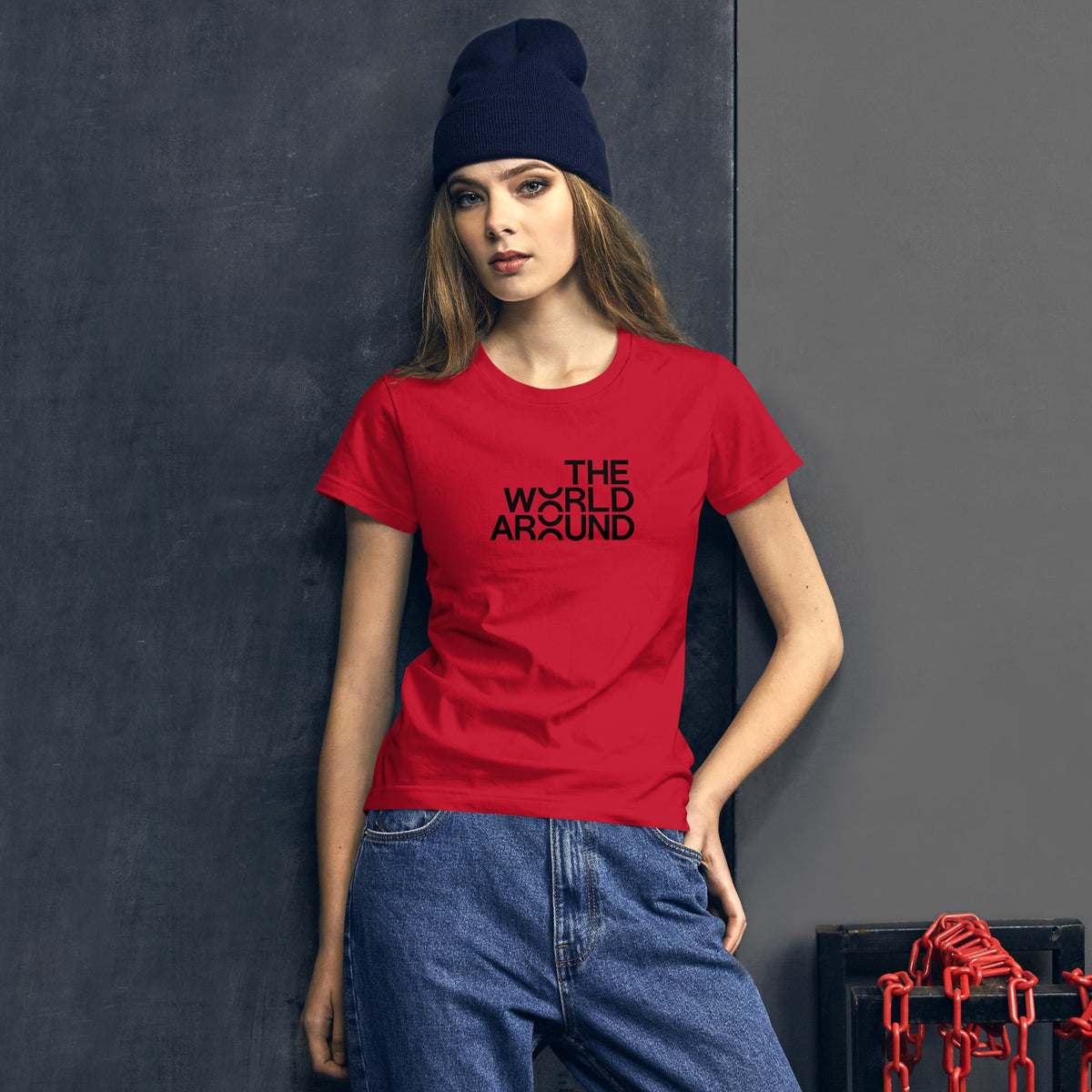 Women's Basic Tee - The World Around!