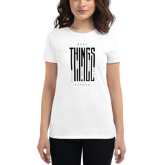 Women's Basic Tee - Make Things Happen!